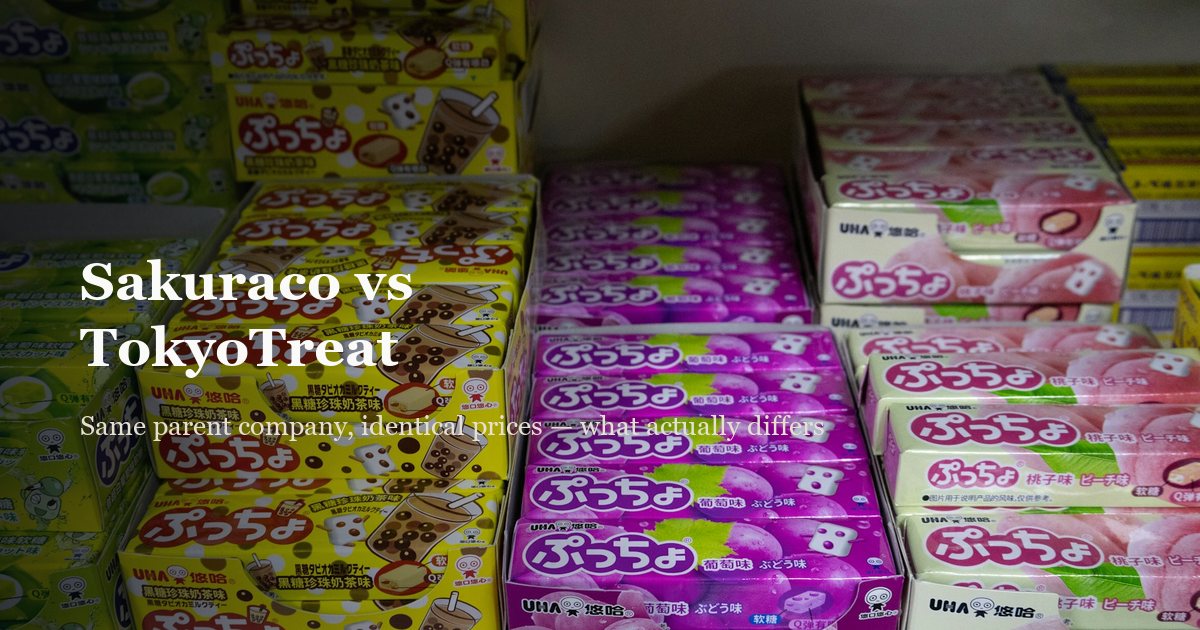 Sakuraco vs TokyoTreat (2026): Same Company, Same Price, Different Box